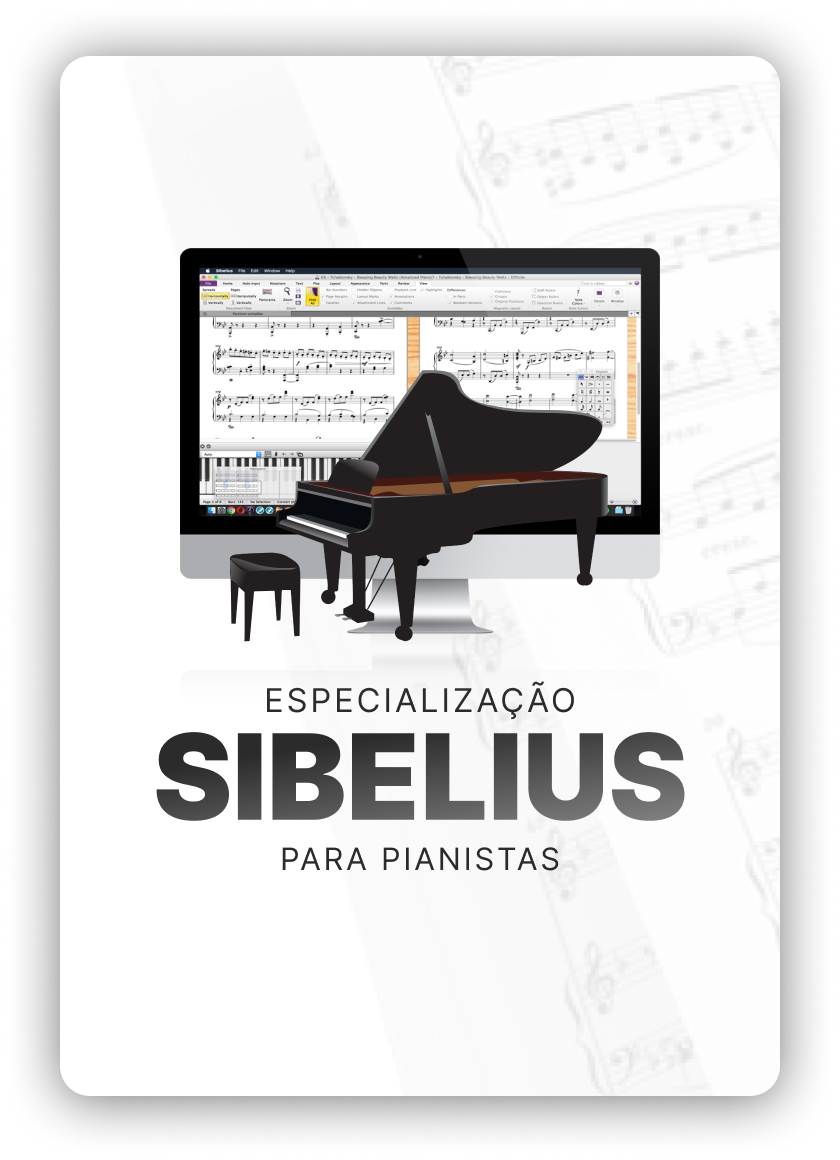 Sibelius para Pianistas - trilha